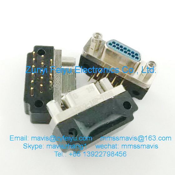 m83513 military rectangular connector 15 pins right angle pcb male plug