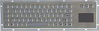 stainless steel keyboard with touchpad