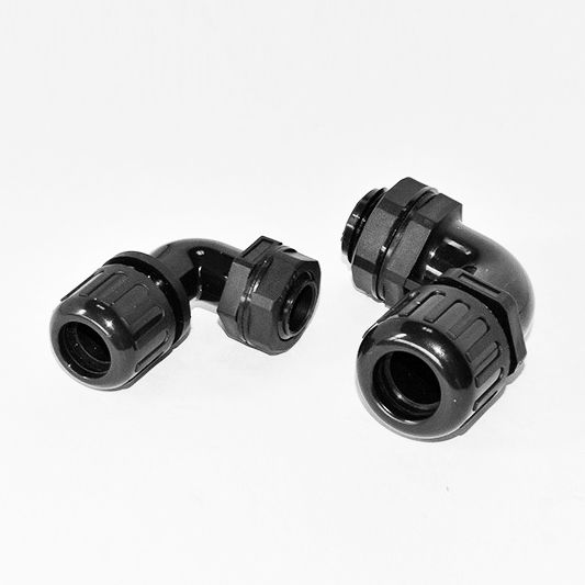 90  Elbow Watertight Corrugated Tubing Fitting M25-AD21.2