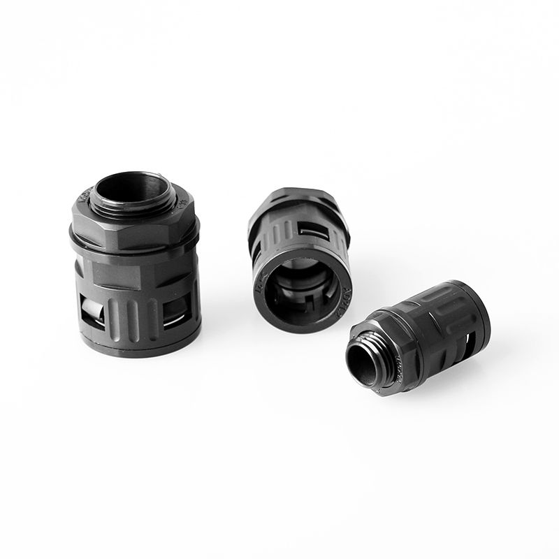 Straight Connector For Nylon Corrugated Tubing / Pa Conduit Pg11-ad15.8