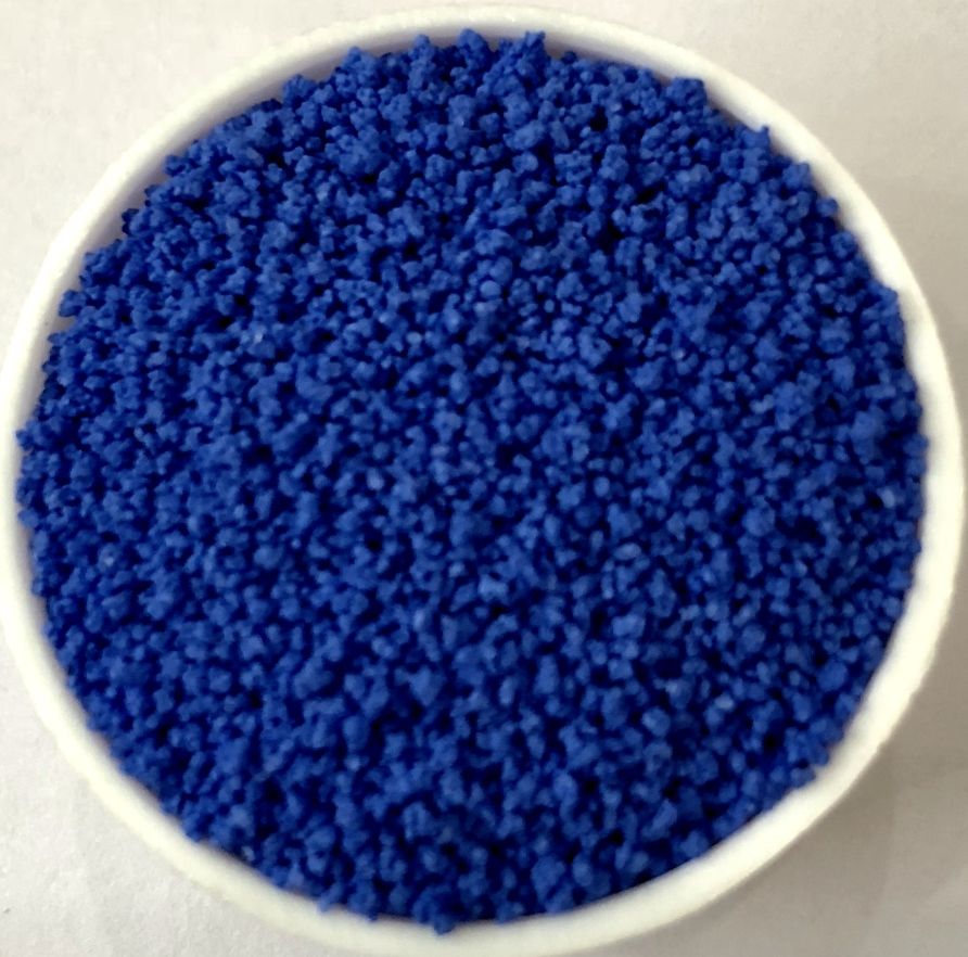 Ultramarine speckles for detergent washing powder