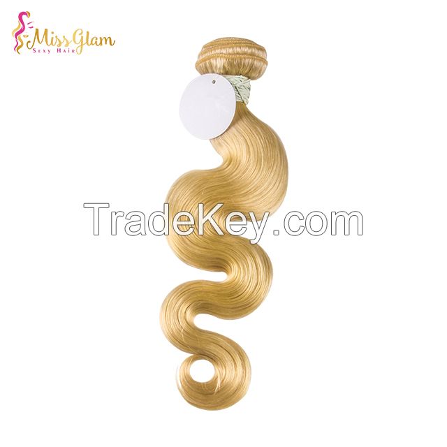 Best Selling 100% Remy Human Hair Brazilian Hair Bundles Hair Weave Color #613 Body Wave