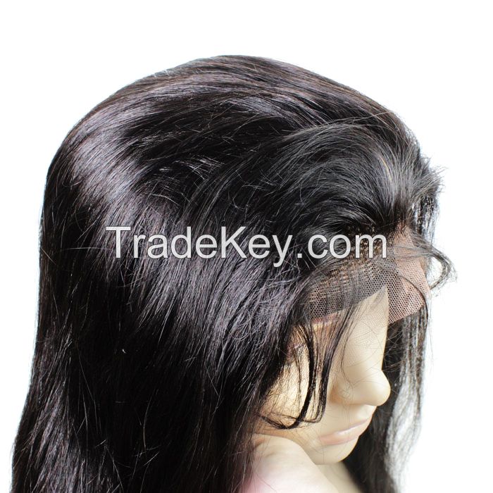 Stella Hair vendor Wholesale 100% Remy Human Brazilian Hair Full Lace Wig Straight