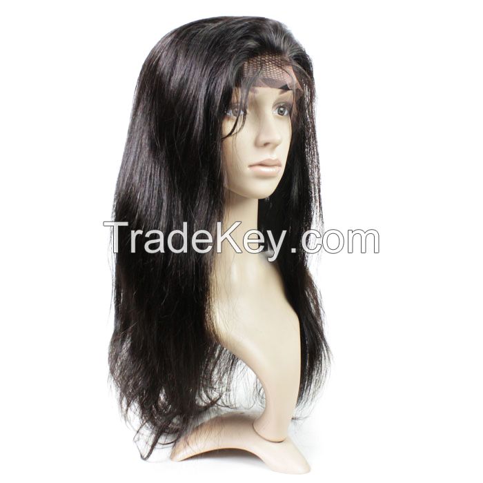 Stella Hair vendor Wholesale 100% Remy Human Brazilian Hair Full Lace Wig Straight