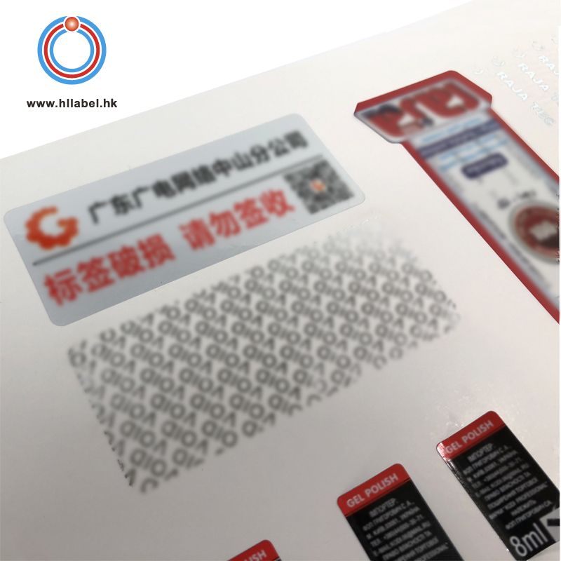 Customized Security Tamper-Proof / VOID Multi-layers Labels packing sticker