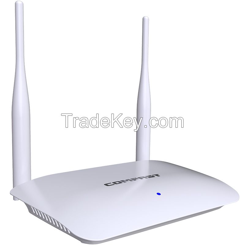 Family use mini wireless router 300Mbps 2.4GHz long range wifi router