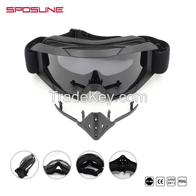 Motocross Motorcycle Mx Goggles With Nose Guard