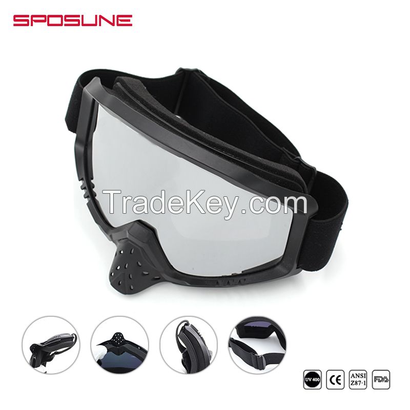 Motocross Motorcycle Mx Goggles With Nose Guard