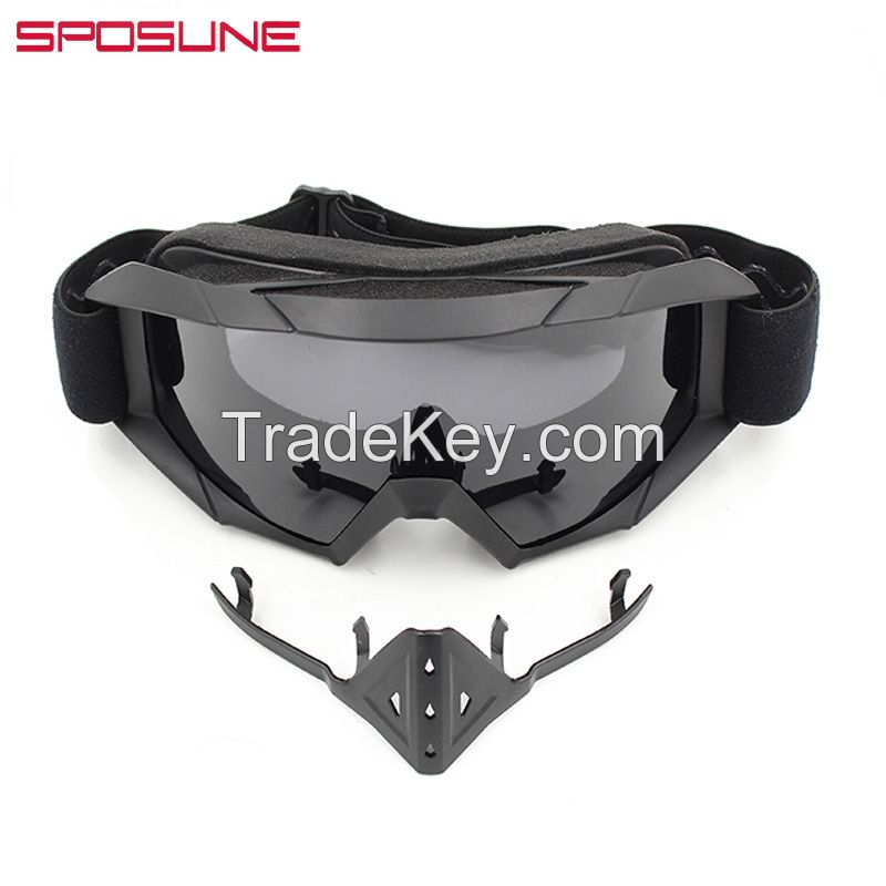 Motocross Motorcycle Mx Goggles With Nose Guard