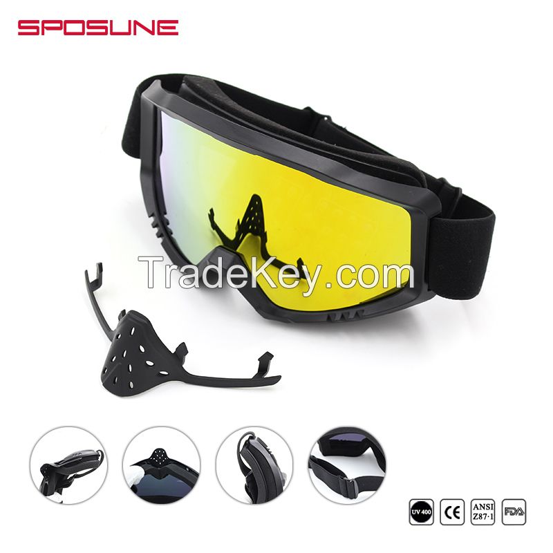 Motocross Motorcycle Mx Goggles With Nose Guard