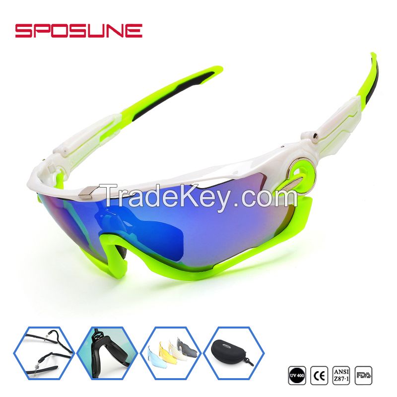 cycling outdoor sport polarized mirror sunglasses
