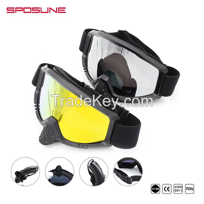 Motocross Motorcycle Mx Goggles With Nose Guard