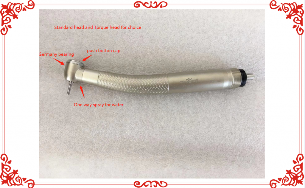 High speed handpiece with Germany bearing
