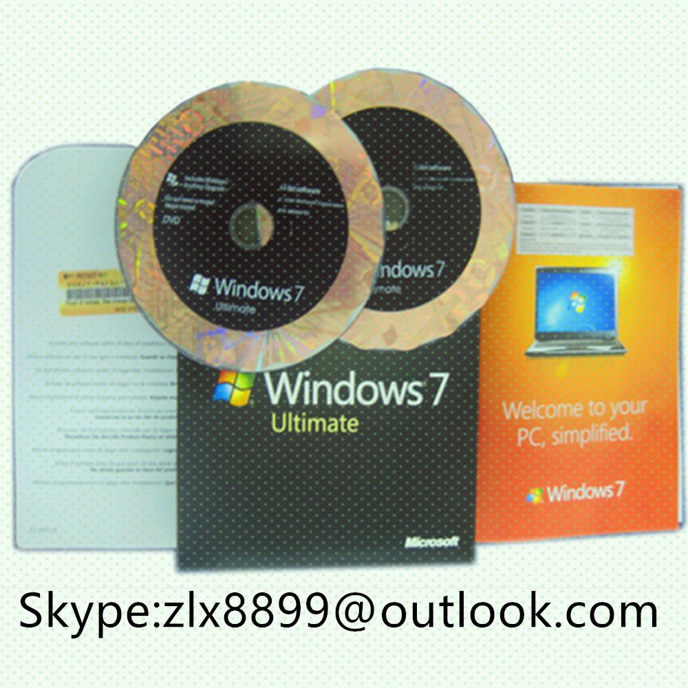 WIN 7 Pro OEM Stickers, Original, WIN7 Labels, OEM Coa, Multilanguage OEM Key