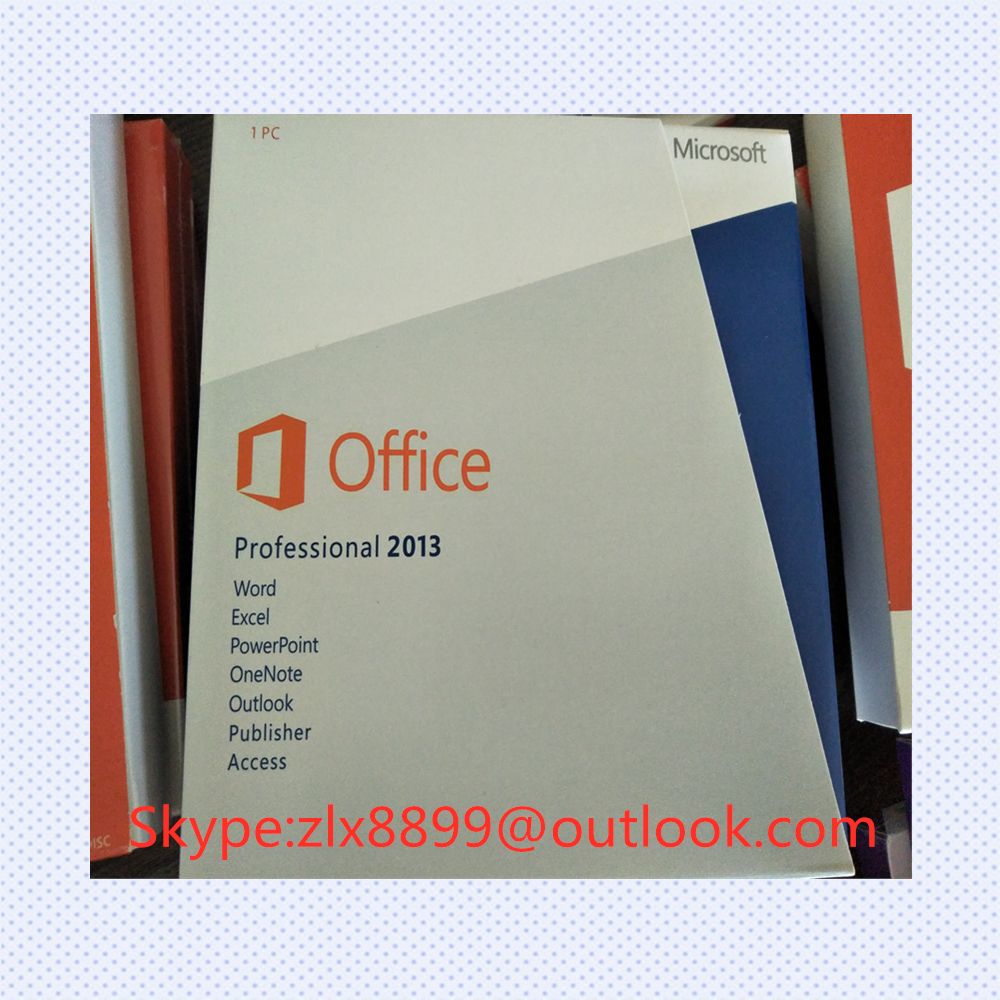 Office 2013 Pro Plus/office 2013 Home 32/64 Bit OEM Sticker, DVD Packaging