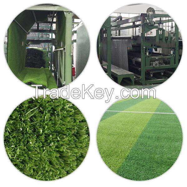 Artifical football grass lawn making machine