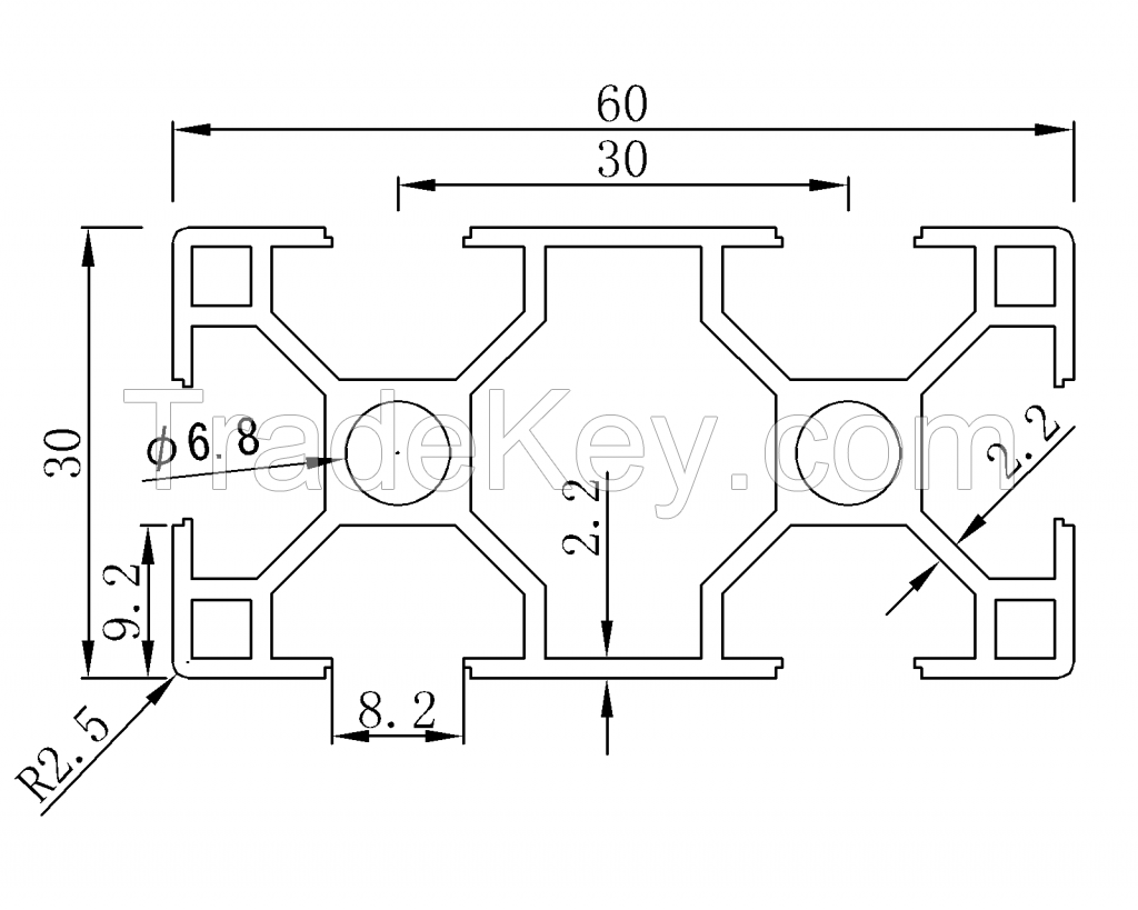 BT3060  aaluminum profile