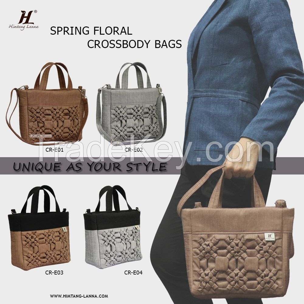 Crossbody bags 3D Floral designs