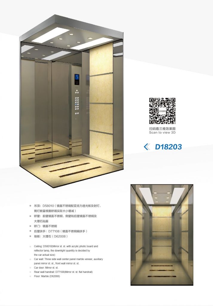 High Quality, Safe And Reliable FUJIXD Elevator Lift With Afordable Price