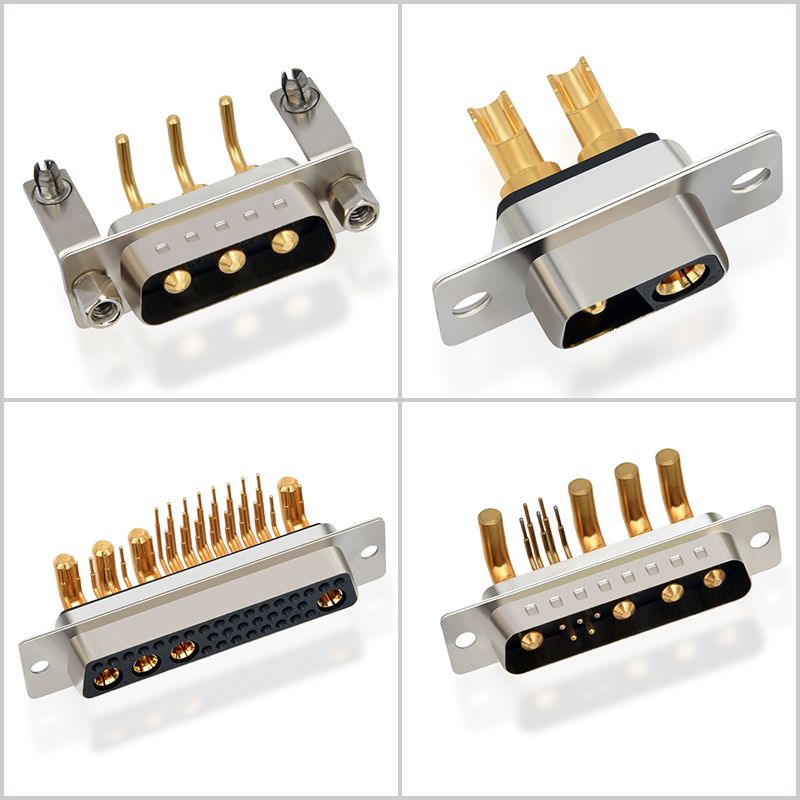 db combo d-sub connectors 7w2, 3w3, 24w5, 9w4, 17w2