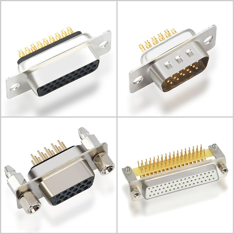 high density d-sub connectors 15, 25, 37, 44, 62, 78pin