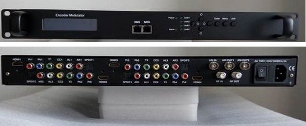 MPEG2 & MPEG4 4-in-1 Encoder Modulator