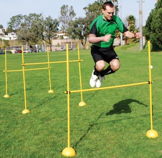 soccer football basketball speed agility training hurdle cones set