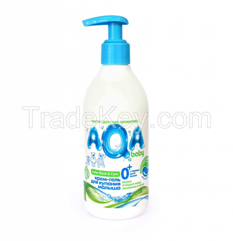 AQA baby Bath foam, shampoo 2in1, cream gel