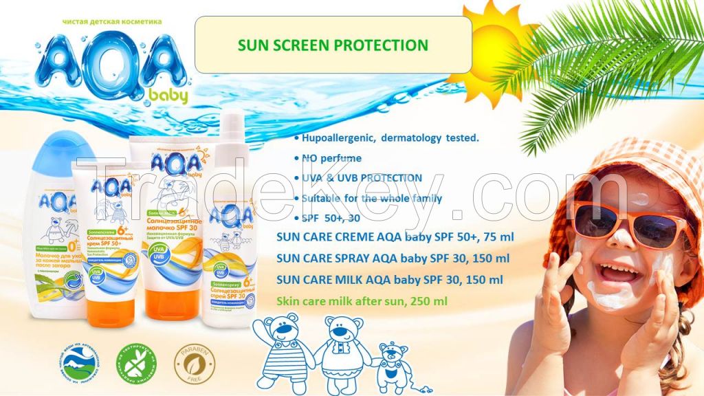 AQA baby sun protection cosmetic