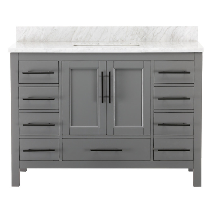 72" modern double sink bath vanity