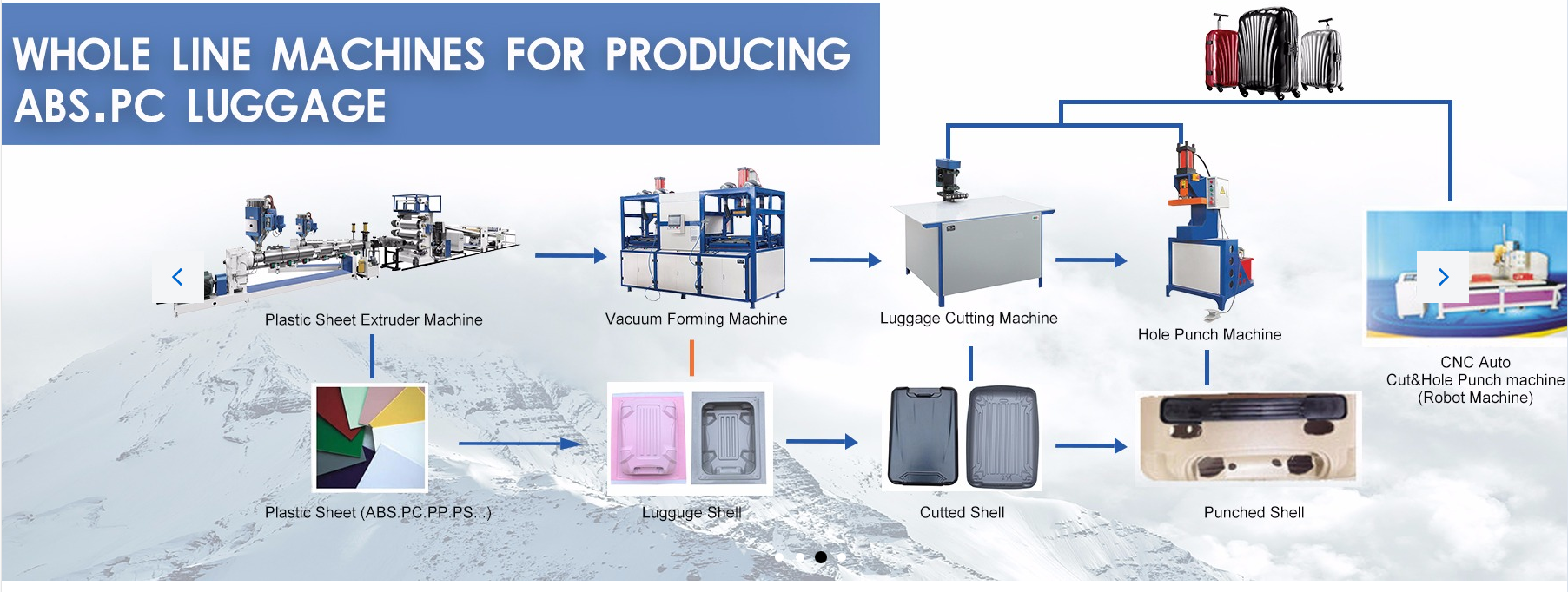 Professional Luggage and Bag Plastic Sheet Making Machinery