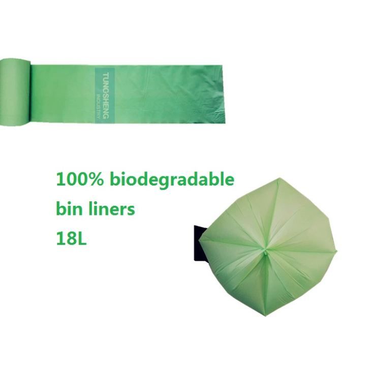 100% Compostable&Biodegradable Bin Liners 18L