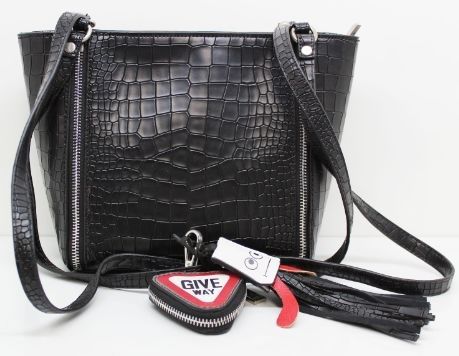 PU croco shoulder bag