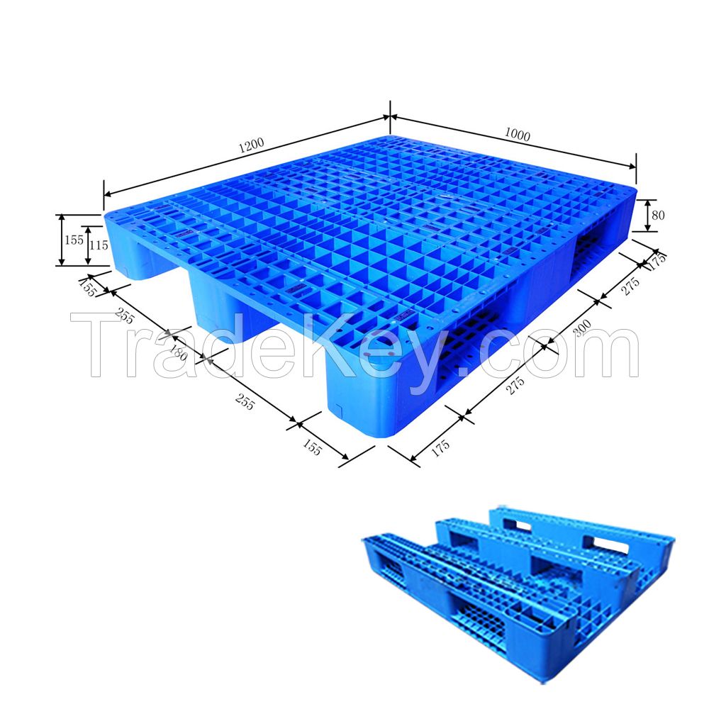 1200x1000x155mm Hdpe Rack 1t Steel Reinforced 100% Virgin Material Pla