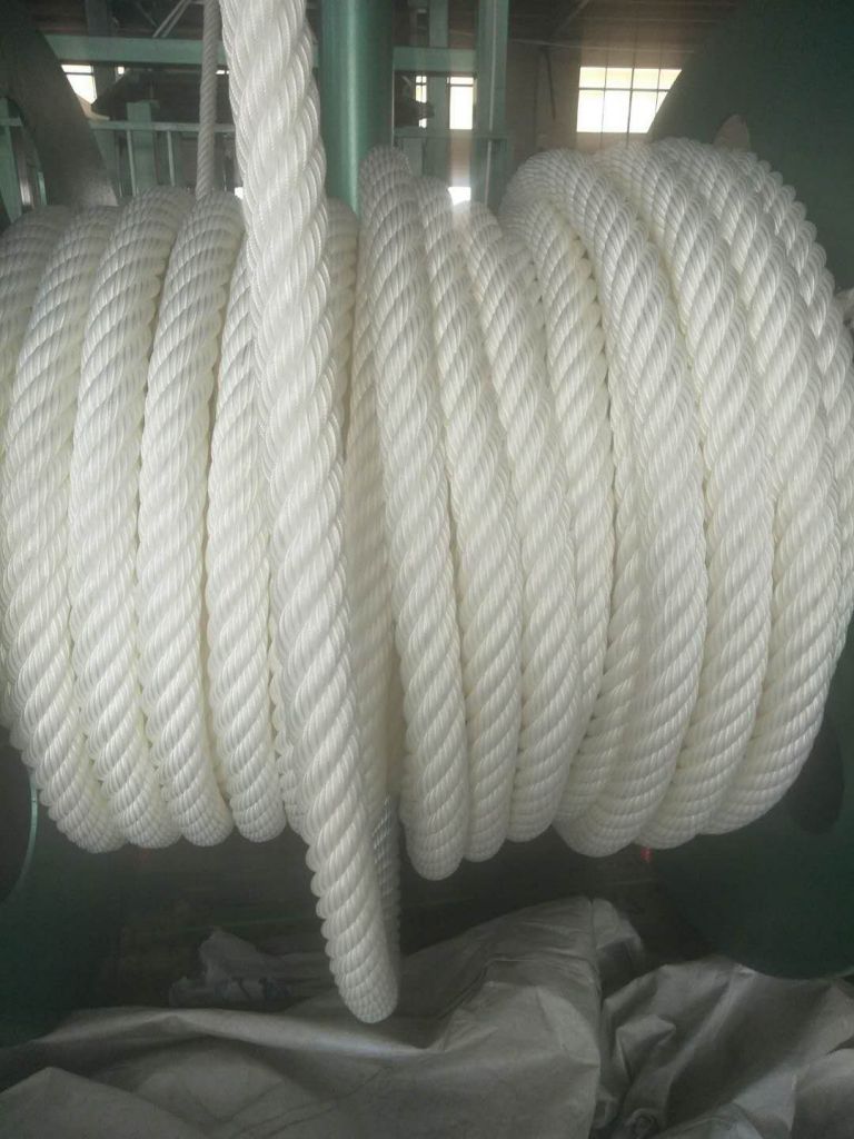 Polypropylene mooring rope