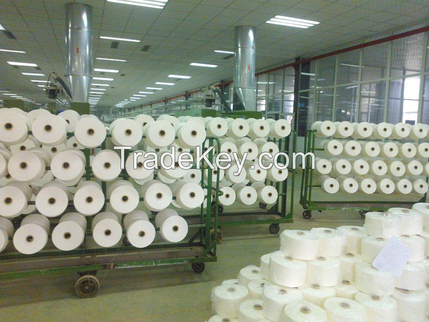 100% polyester open end yarn