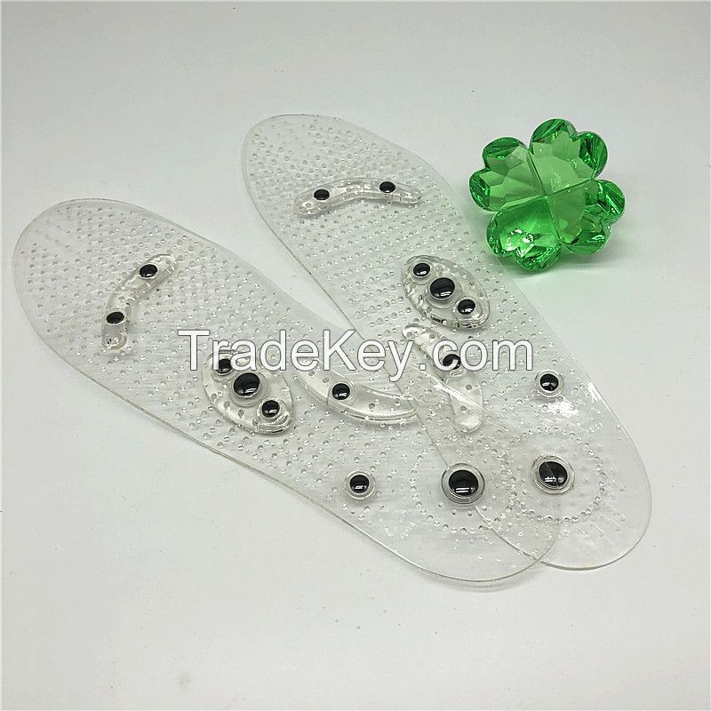 Manufacture OEM Breathable Magnetic Acupuncture Massage Clean Shoe Insole