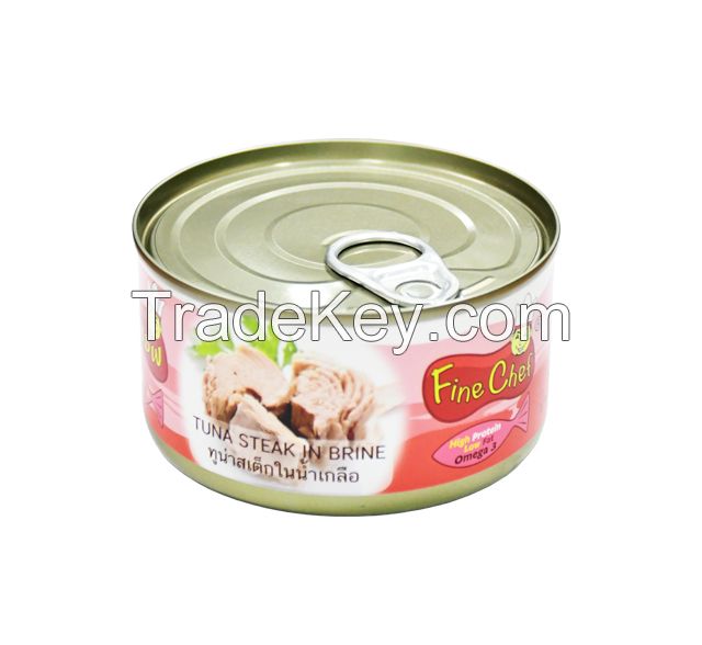 Tuna Chunk in Brine, Vegetable Oil, Spring Water, Sunflower Oil NW.140 - 185 g.