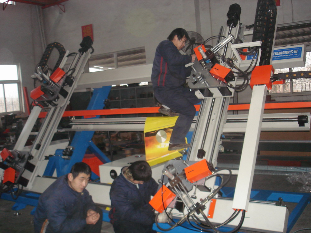 two head welding machine--UPVC/PVC window door machine