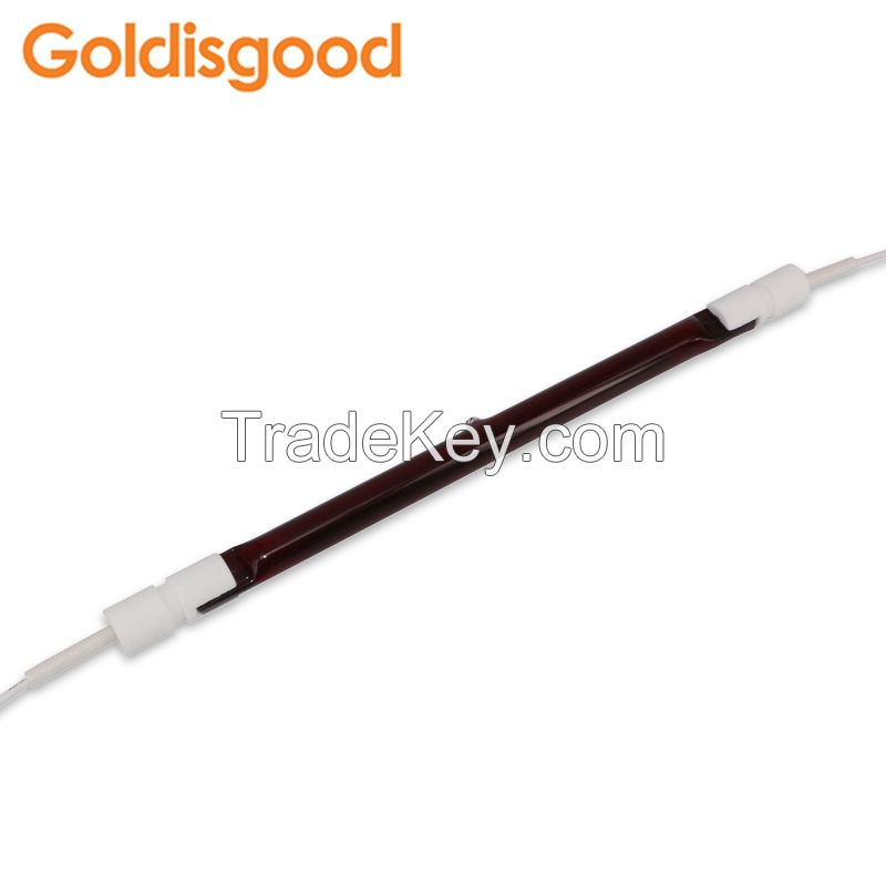   OEM halogen heating lamp ruby lamp for screen printing machine flash drying