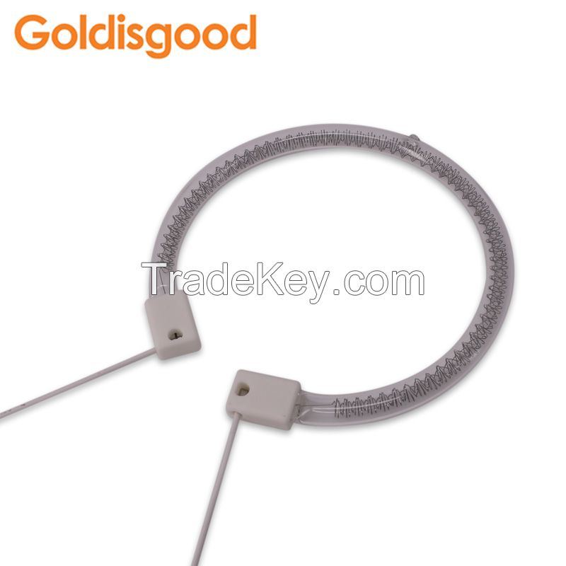 Infrared halogen heating lamp ring lamp for Microwave oven