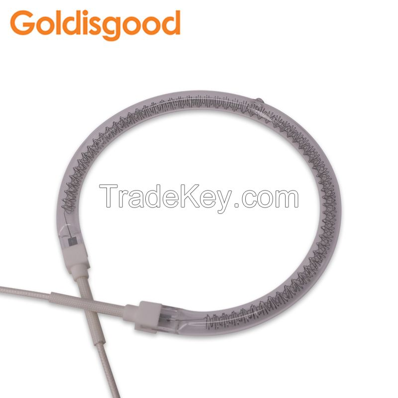 Infrared halogen heating lamp ring lamp for Microwave oven