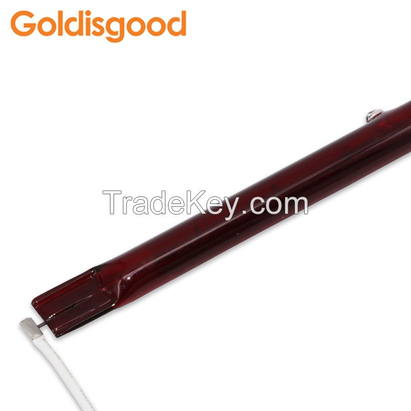   OEM halogen heating lamp ruby lamp for screen printing machine flash drying