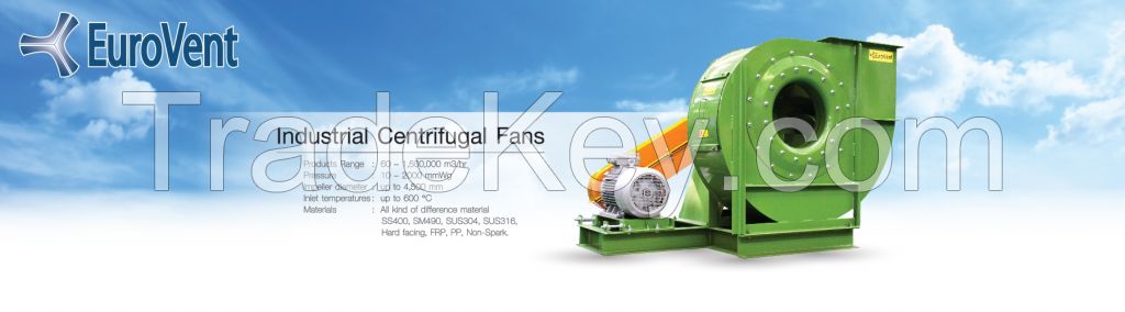 Centrifugal Fan for industrial applications