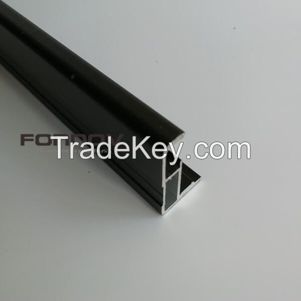 Black Color PVDF Coating On Aluminium 6063 For Curtain Wall