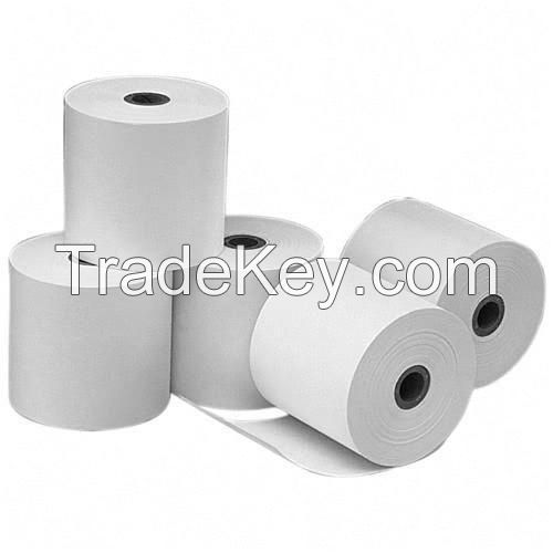100% Pure Wood Thermal Paper POS Machine Usage Thermal Paper Roll 80*80 Cash Register Paper Rolls BPA Free ATM Roll