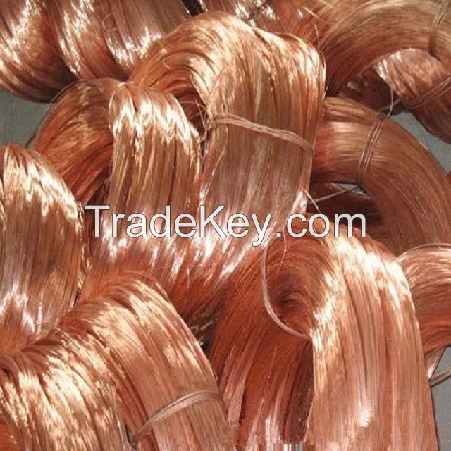 99.99% purity bulk Copper wire scrap