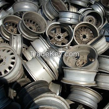 Real 99.99% Aluminum Scrap 6063 / Alloy Wheels scrap / Baled UBC scrap