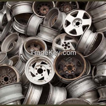 Pure 99.9% Aluminum Scrap 6063 / Alloy Wheels scrap / Baled UBC aluminum can scrap. 