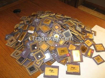  Original Gold plate Cpu Pins Scrap 